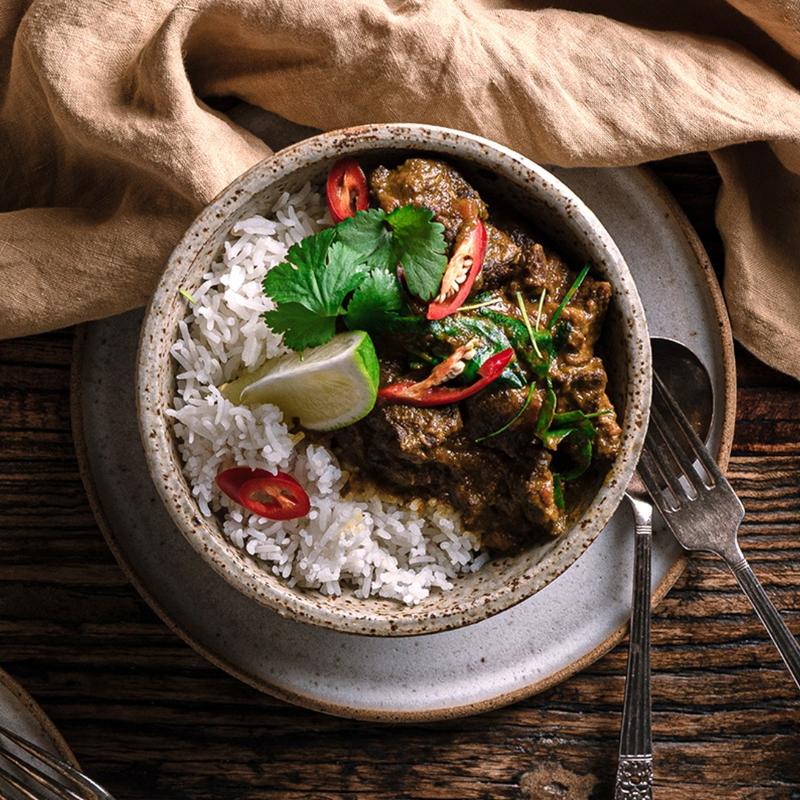 Cooking Springbok Blade Vietnamese Beef Curry