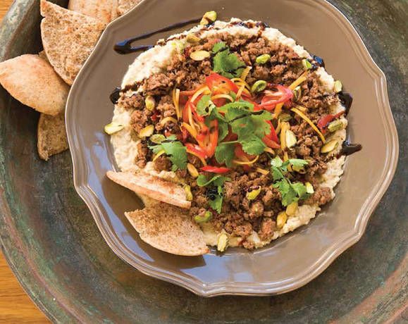 Hummus with crispy mince Recipe | Beef + Lamb New Zealand