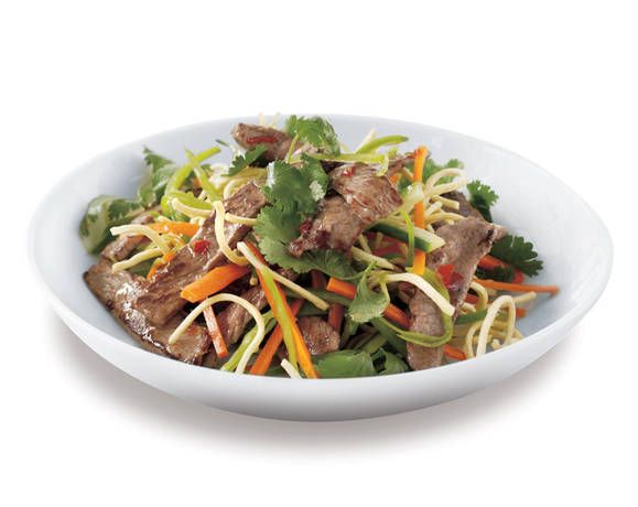 Beef salad with crunchy noodles Recipe | Beef + Lamb New Zealand