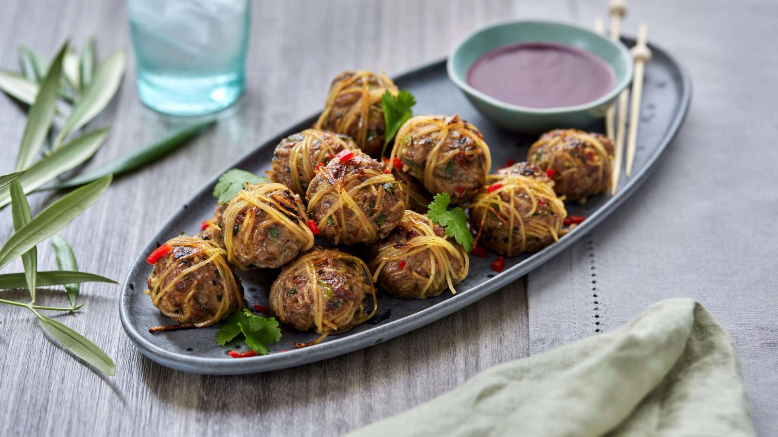 Lamb and Noodle Balls Recipe | Beef + Lamb New Zealand