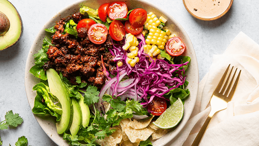 Beef taco salad and chipotle dressing Recipe | Beef + Lamb New Zealand