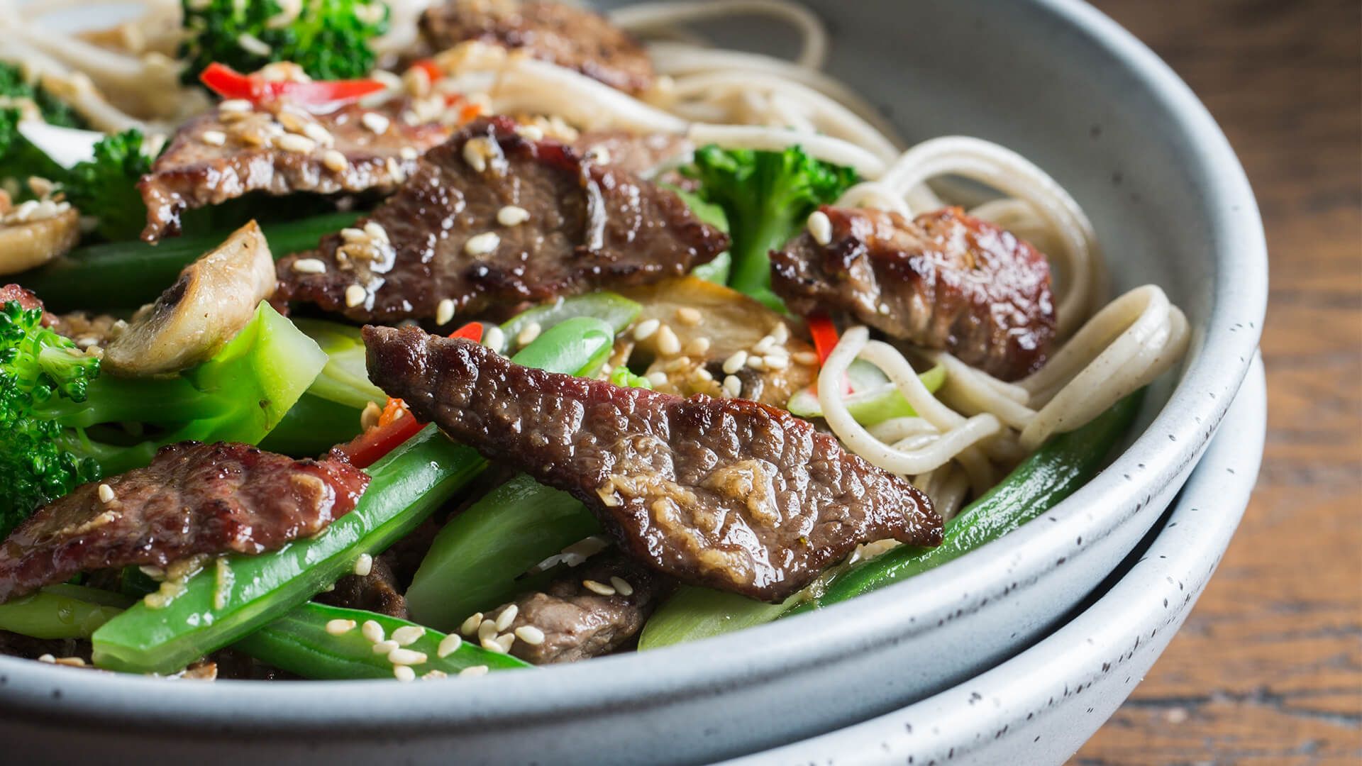 Asian Beef with Noodles