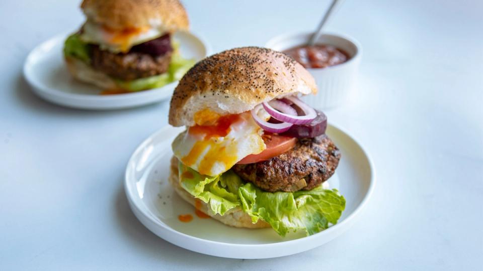 Kiwi Lamb Burger Recipe Beef + Lamb New Zealand