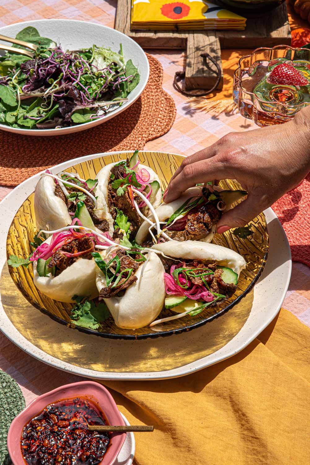 Lemongrass beef bao buns Recipe | Beef + Lamb New Zealand