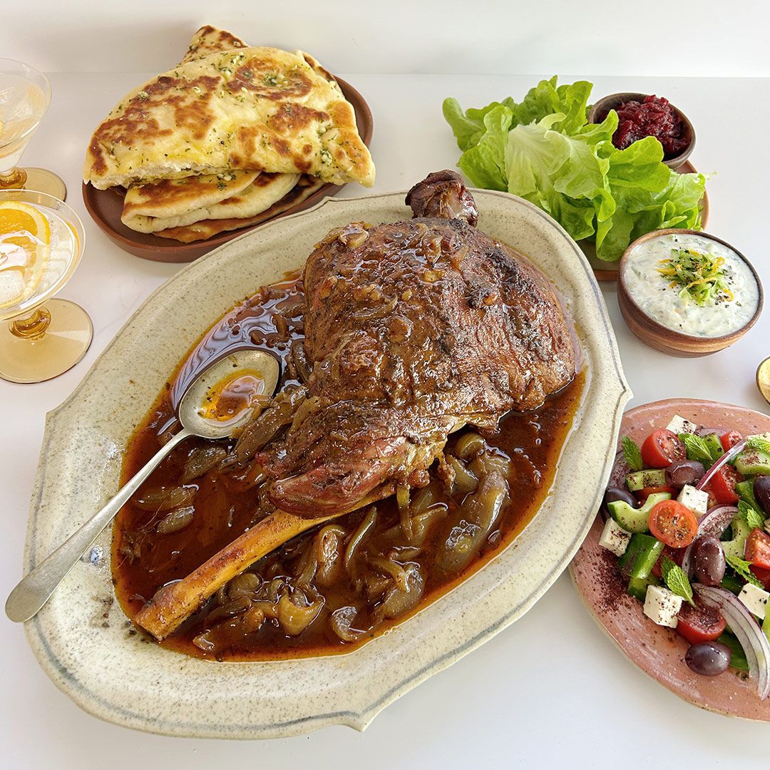 Slow roasted Greek-style lamb leg Recipe | Beef + Lamb New Zealand