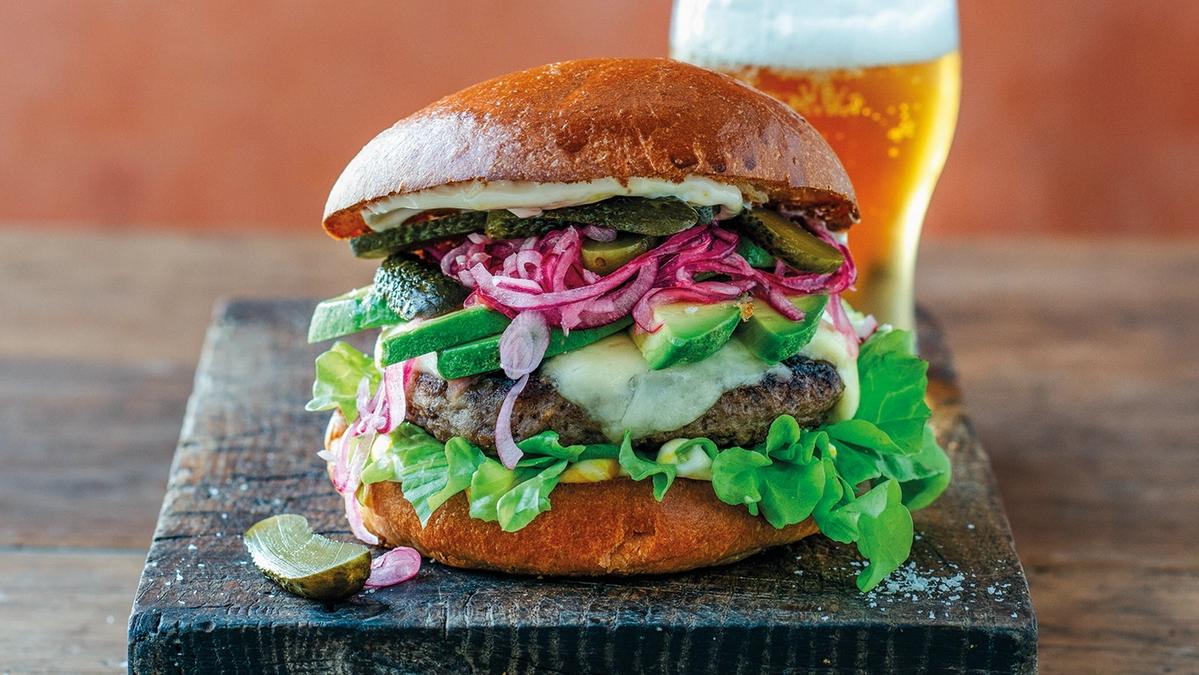 Angus Beef Burgers with Melting Mozzarella Recipe Beef + Lamb New Zealand