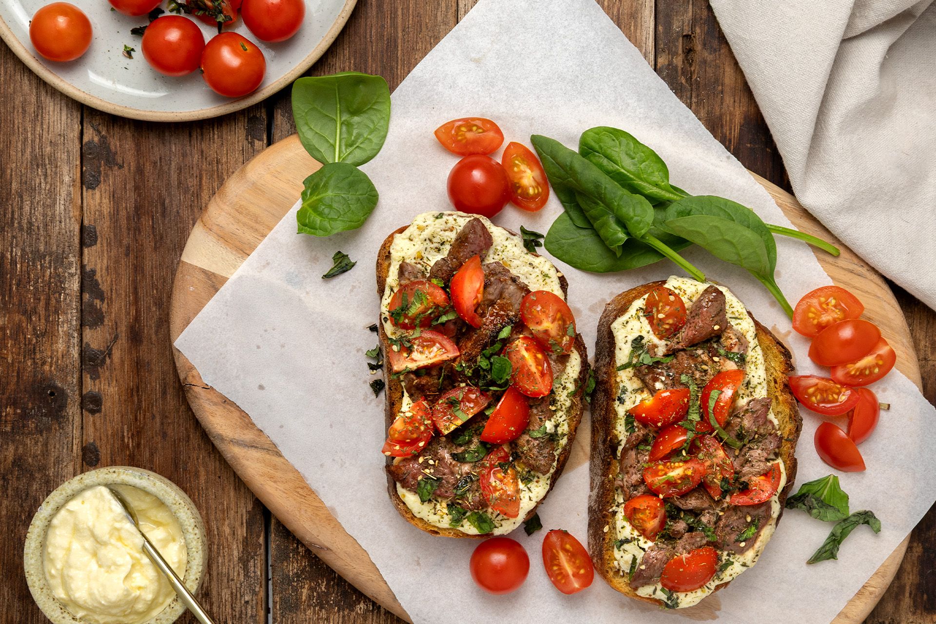Lamb and feta pizza toast, Kiwi style Recipe | Beef + Lamb New Zealand