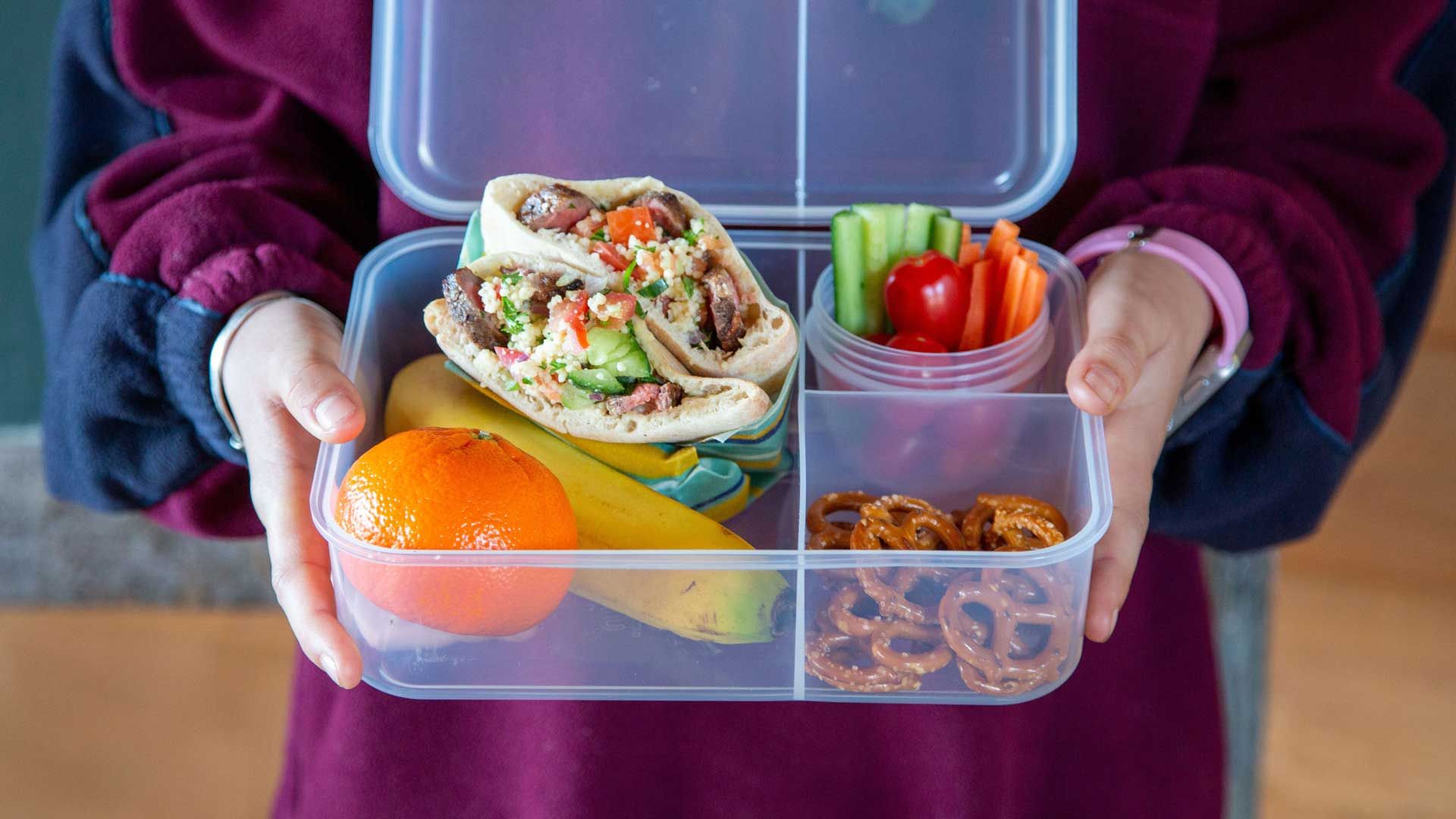 Filled pitas with couscous salad Recipe | Beef + Lamb New Zealand