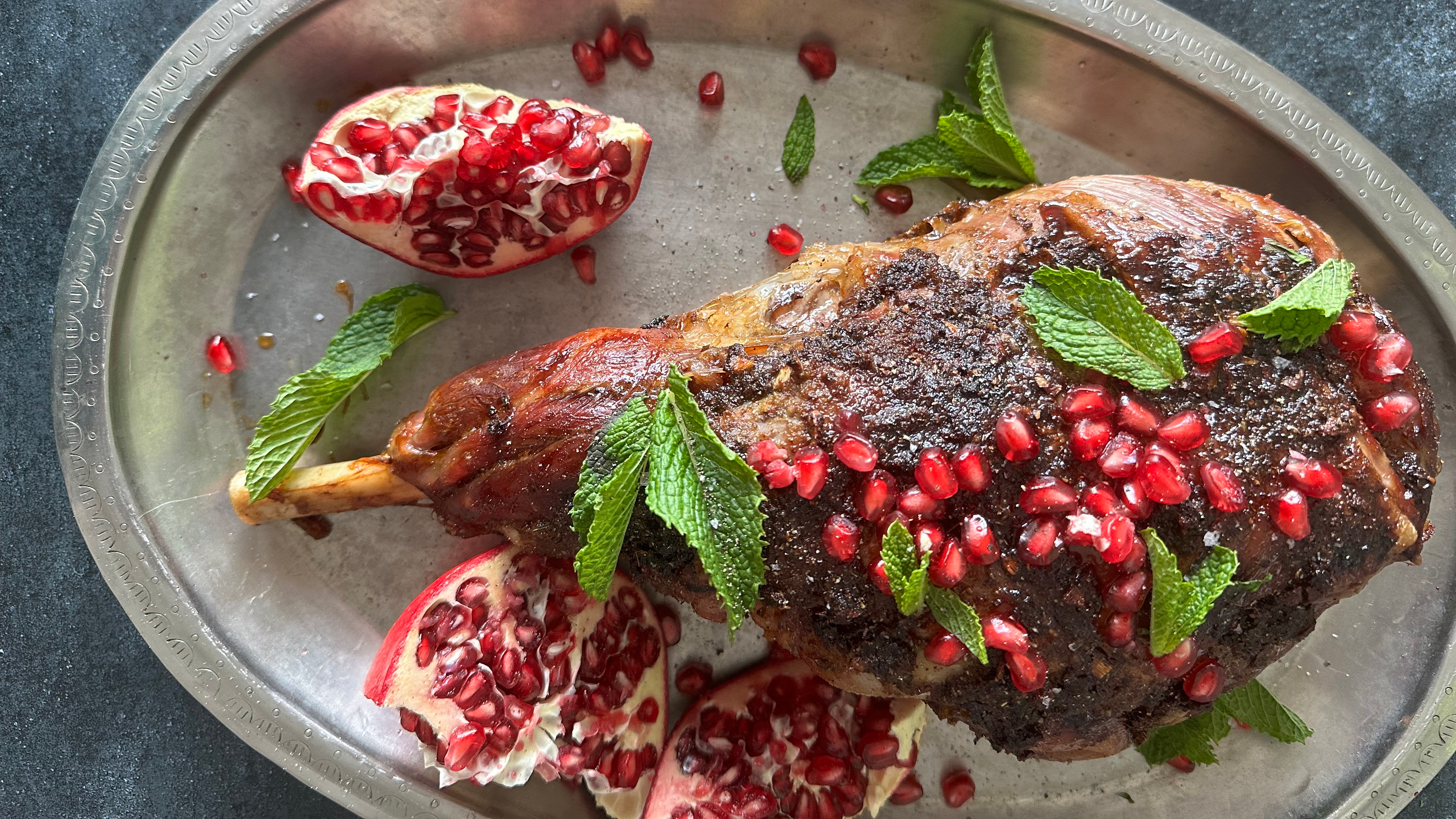Pomegranate Glazed Roast Lamb Recipe | Beef + Lamb New Zealand