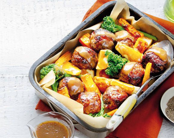 Glazed meatball bake Recipe | Beef + Lamb New Zealand