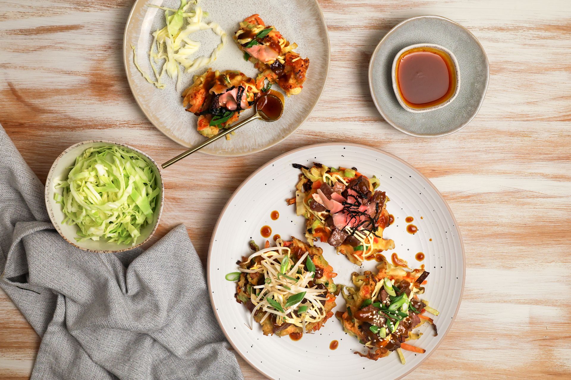 Okonomiyaki with rump steak Recipe | Beef + Lamb New Zealand