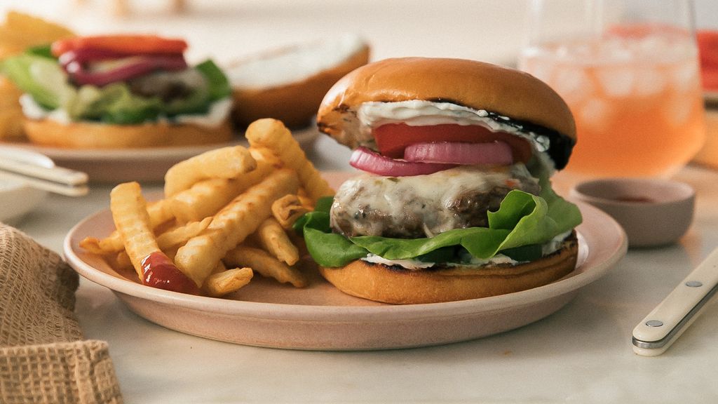 Lamb Burgers with Whipped Feta Recipe Beef + Lamb New Zealand