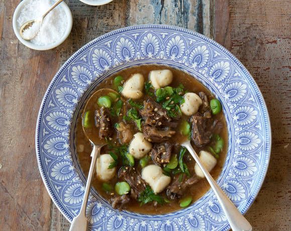Oxtail pot with gnocchi and broad beans Recipe | Beef + Lamb New Zealand