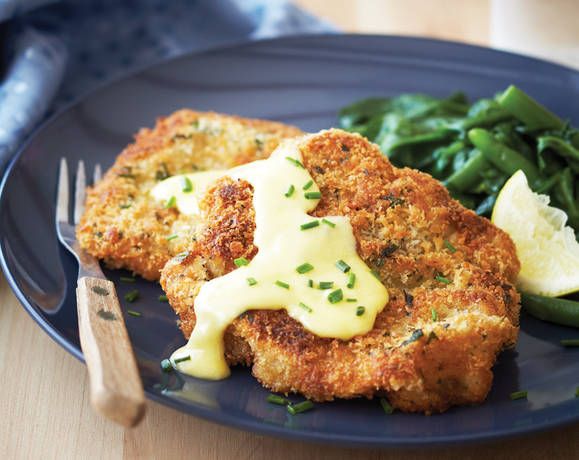 Crumbed Beef Schnitzel with Creamy Cheese Sauce Recipe | Beef + Lamb New Zealand