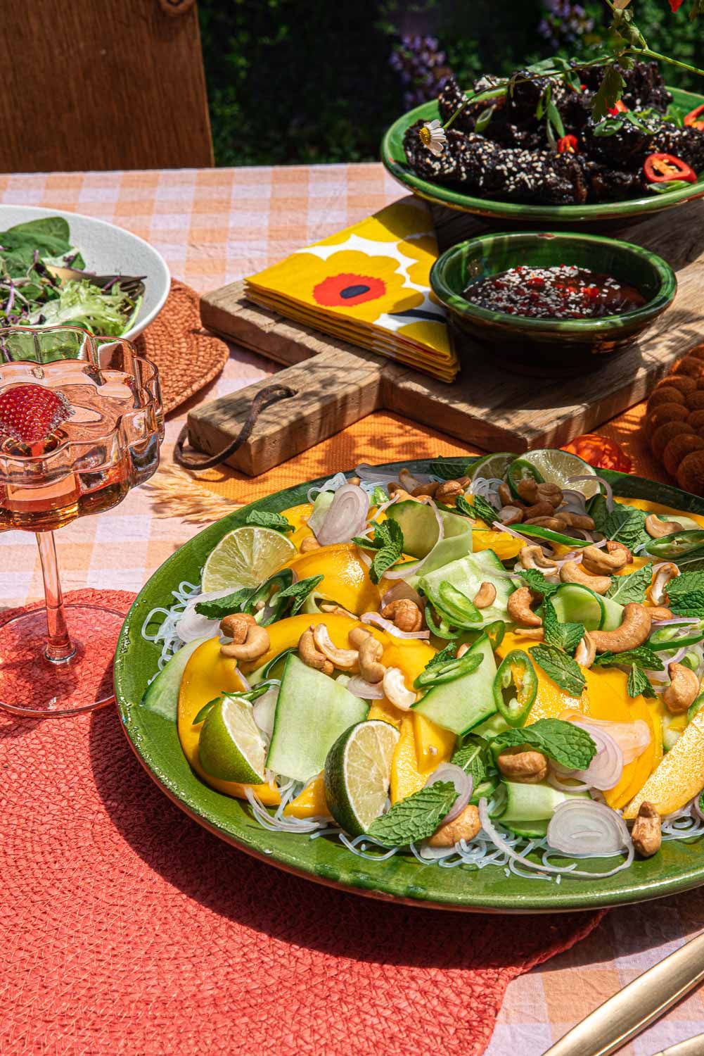 Chilli, mango and noodle salad with cucumber Recipe | Beef + Lamb New Zealand