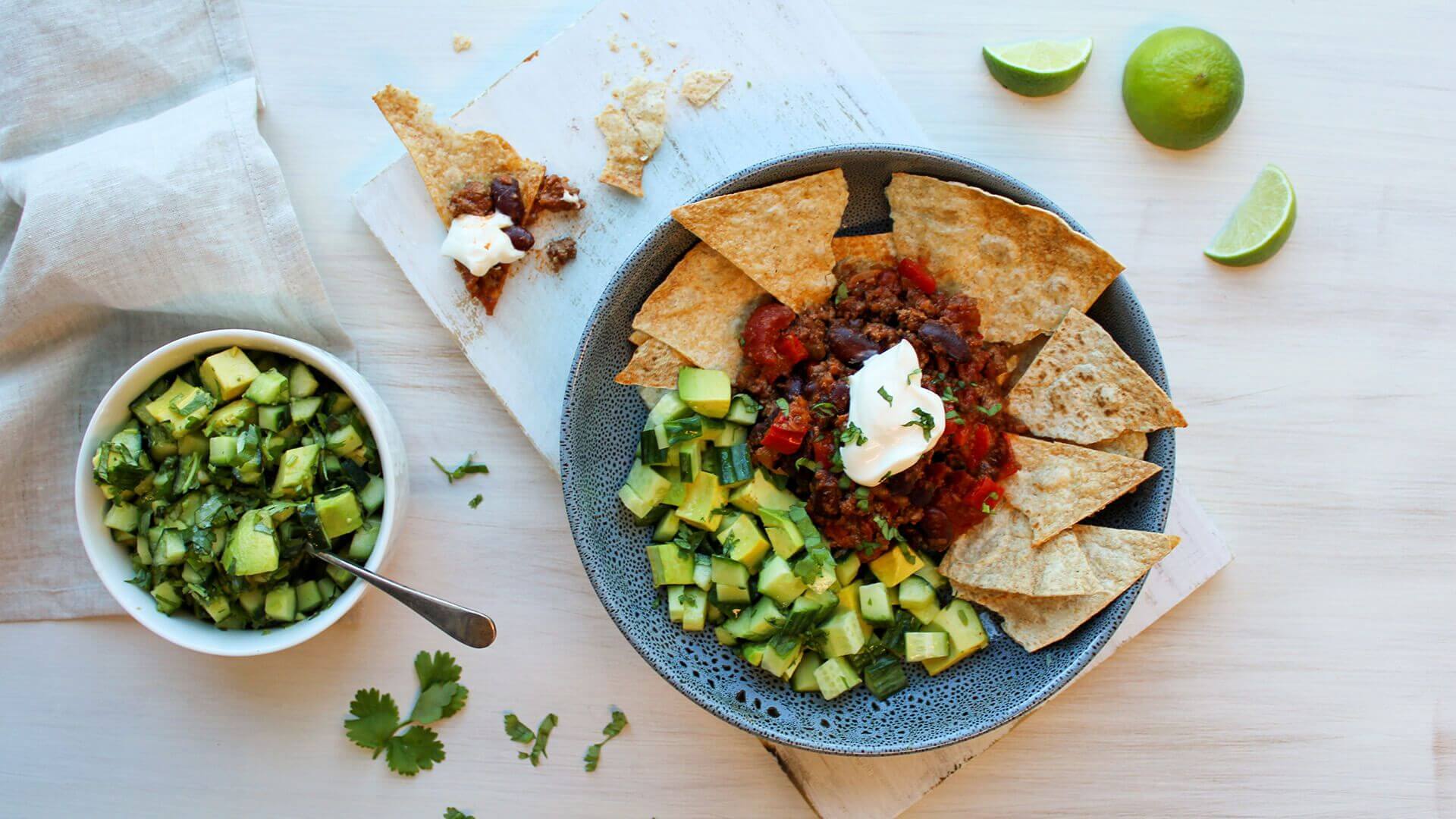 Beef nachos with avocado salsa Recipe | Beef + Lamb New Zealand
