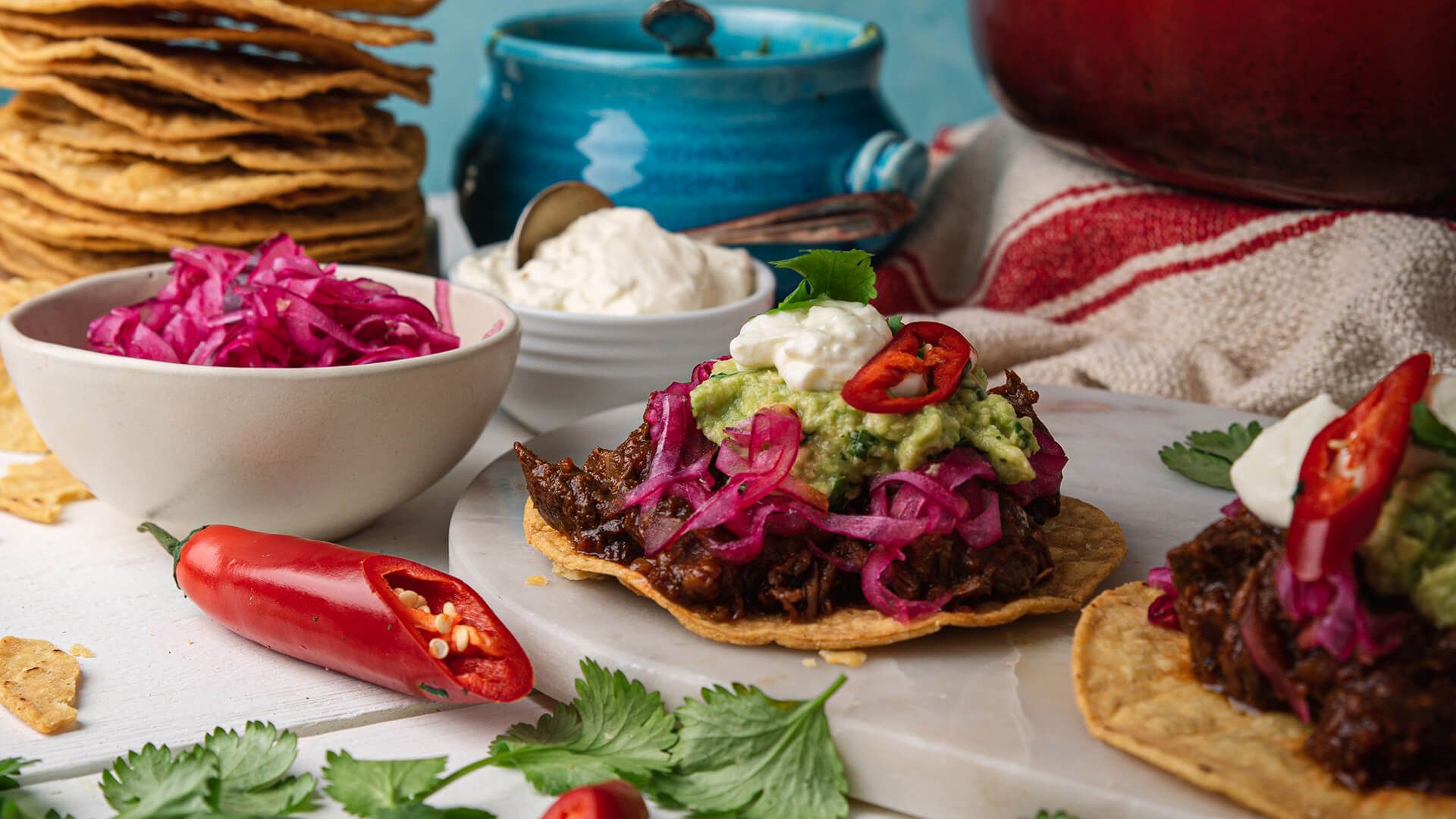 Lamb Chilli Tostadas Recipe | Beef + Lamb New Zealand