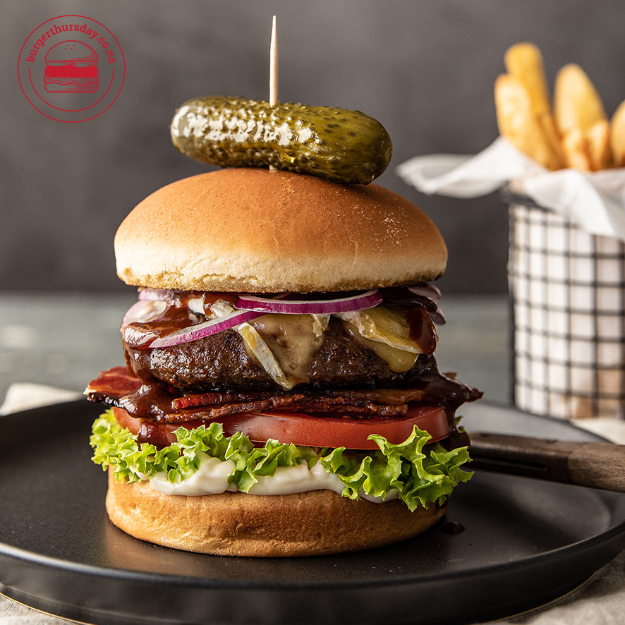 Angus beef burger with bacon and brie Recipe | Beef + Lamb New Zealand