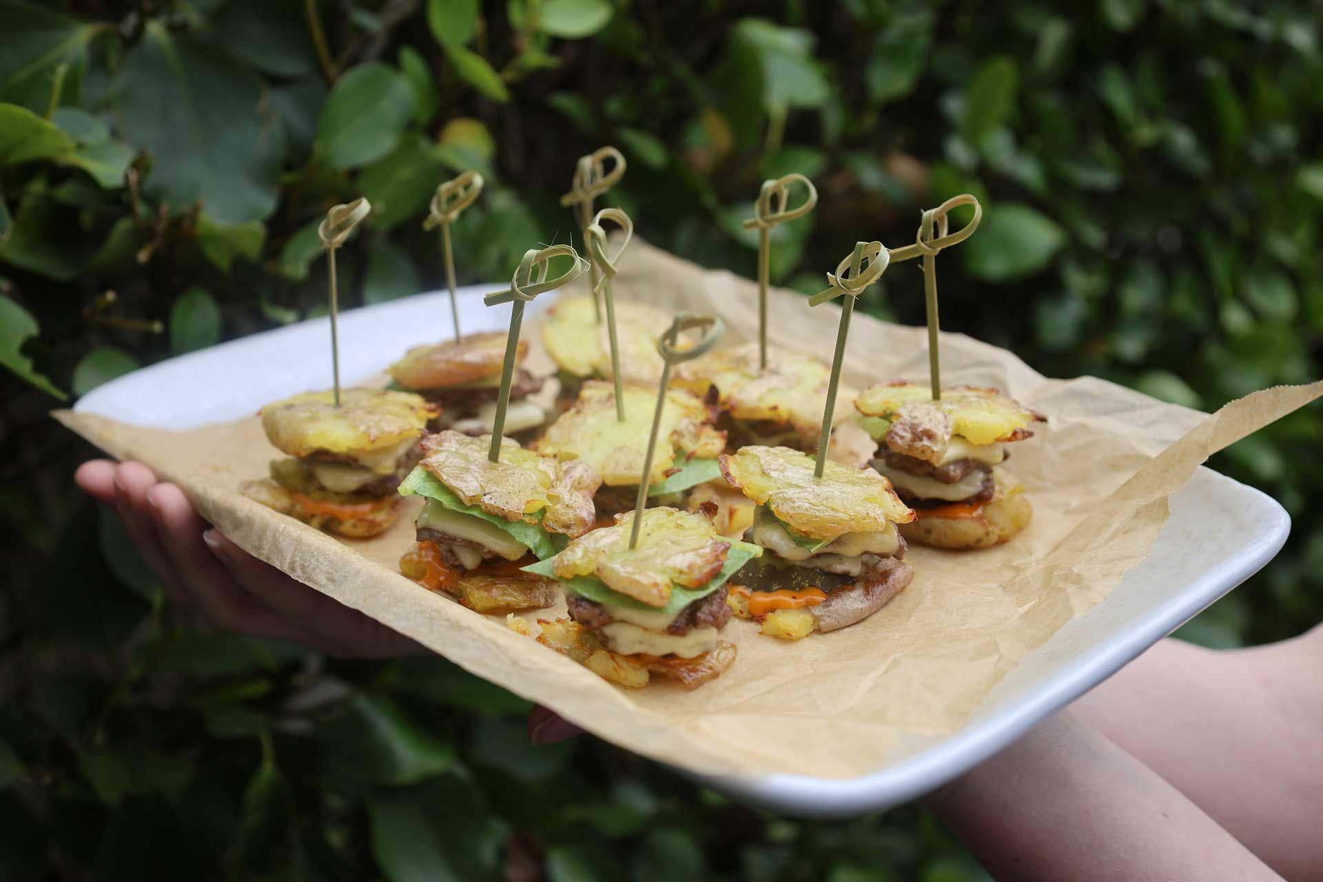Cheeseburger skewers Recipe | Beef + Lamb New Zealand