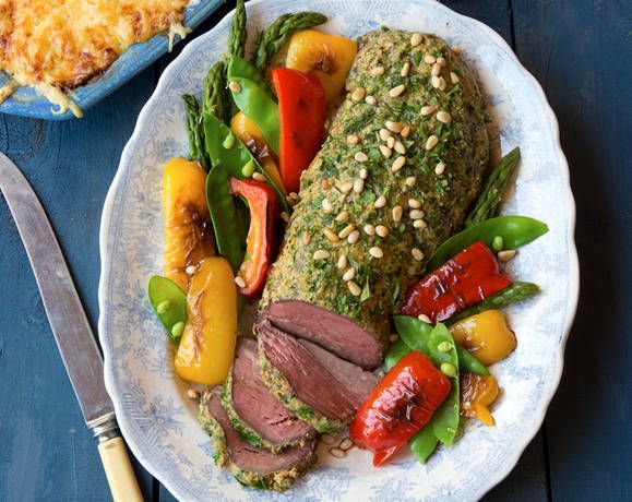 Slow roast beef with fines herbes pesto Recipe | Beef + Lamb New Zealand