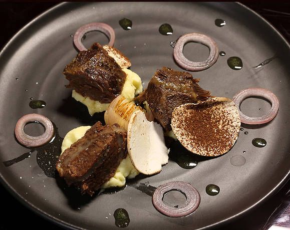 Beef cheeks, potato purée and mushroom Recipe | Beef + Lamb New Zealand