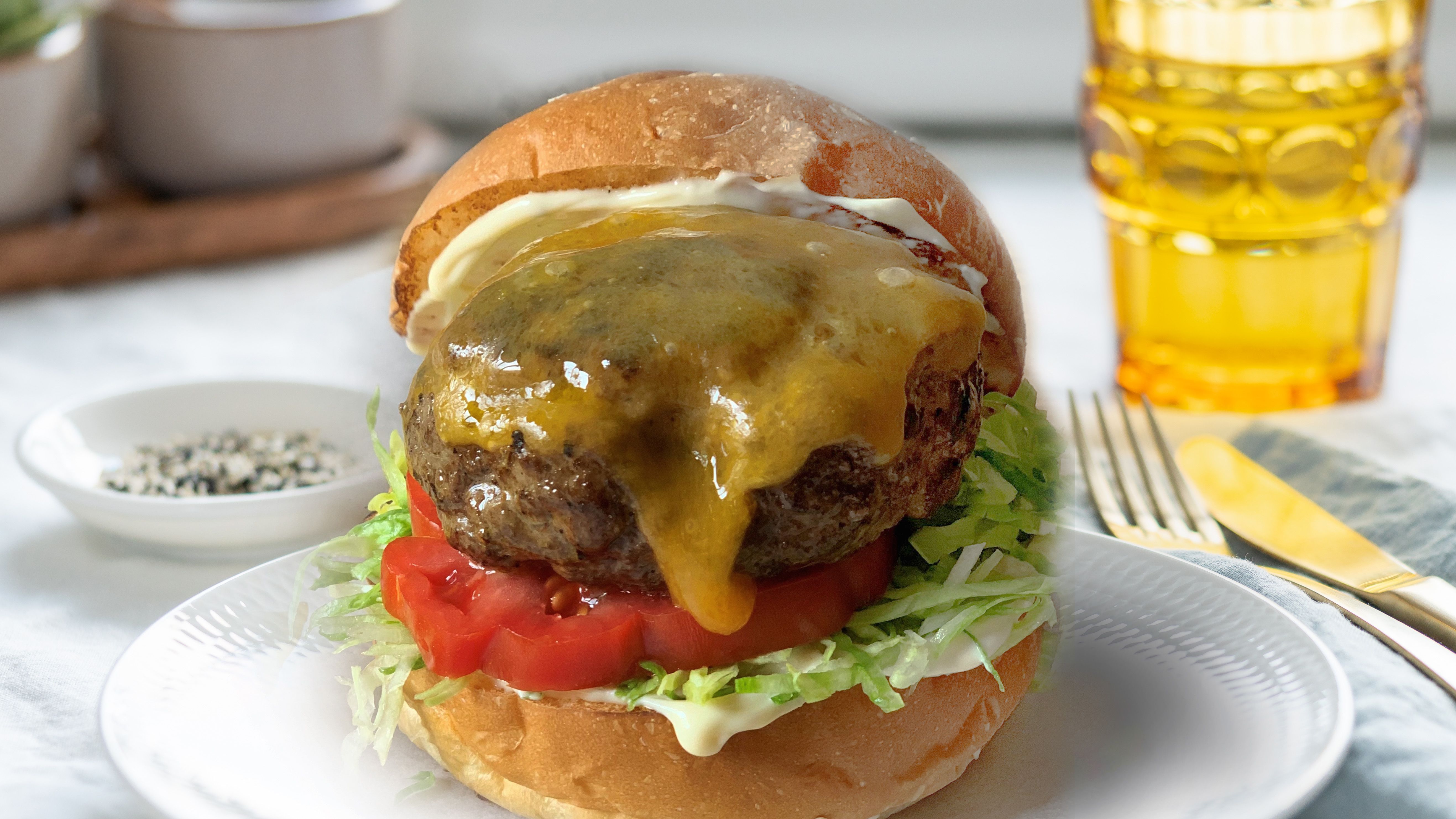 Pure Beef and Cheese Burger Recipe Beef + Lamb New Zealand