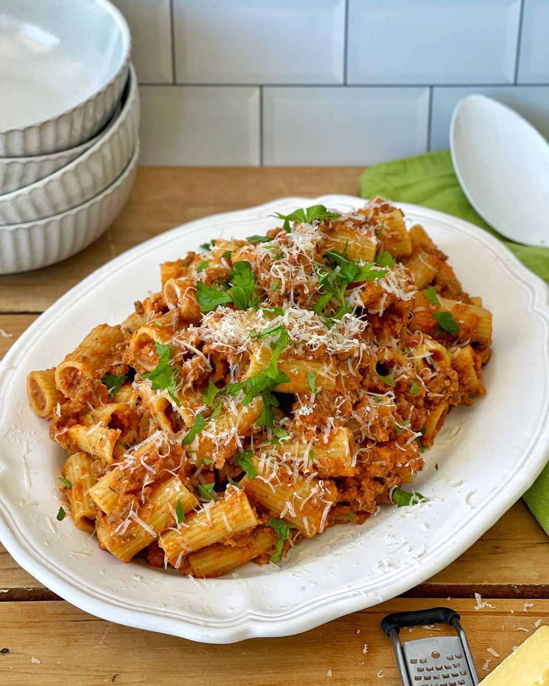 Beef rigatoni with loaded veg sauce Recipe | Beef + Lamb New Zealand
