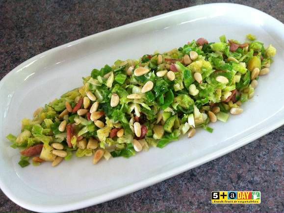 Shredded Brussels Sprouts with Bacon Recipe | Beef + Lamb New Zealand