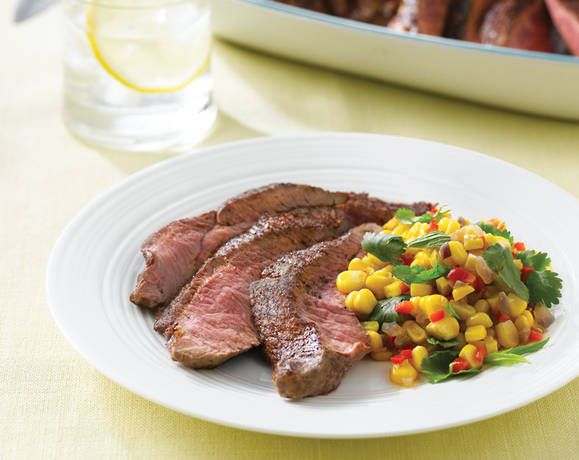 Barbecued lamb leg with corn salsa Recipe | Beef + Lamb New Zealand