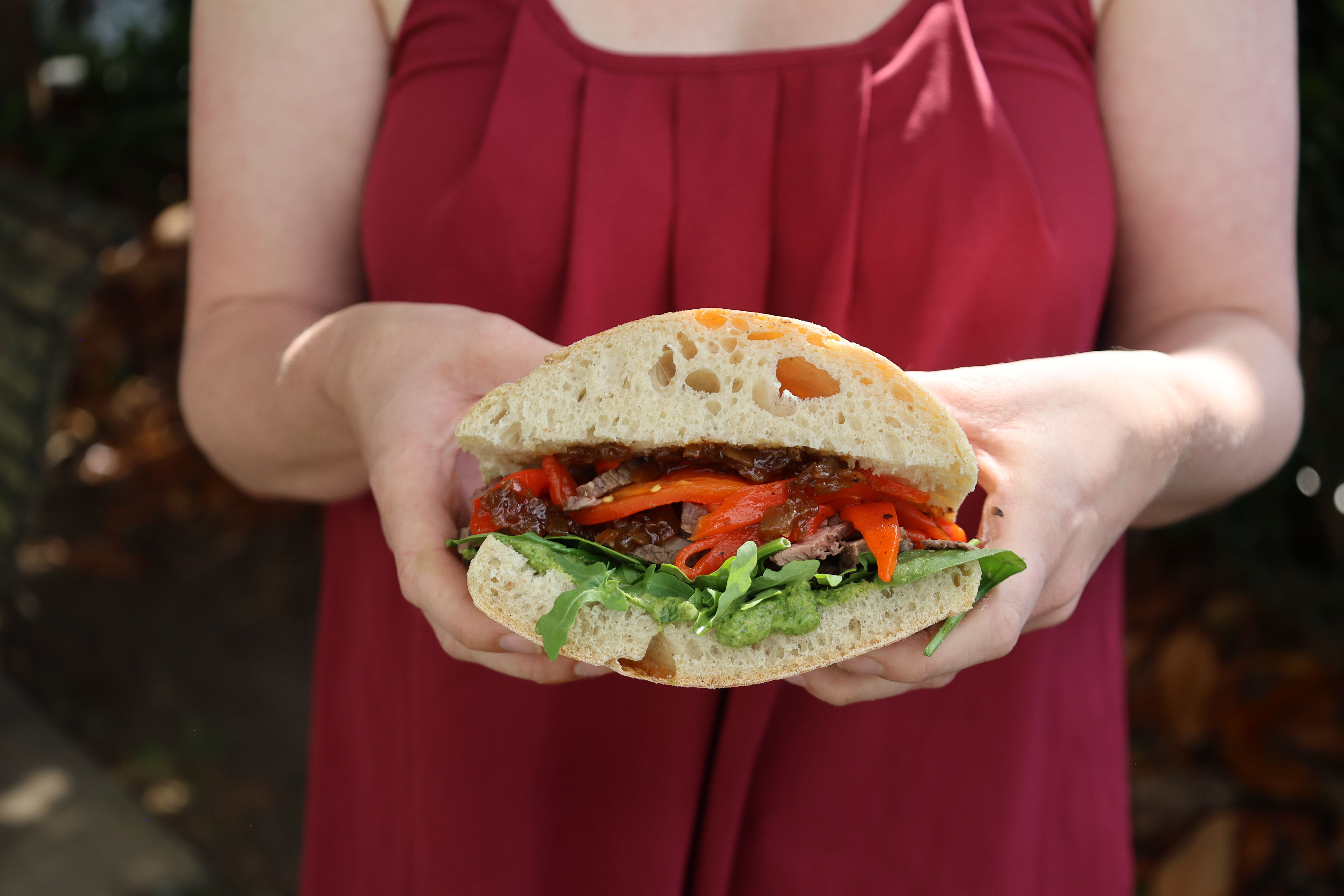 Steak and salsa verde sandwich Recipe | Beef + Lamb New Zealand