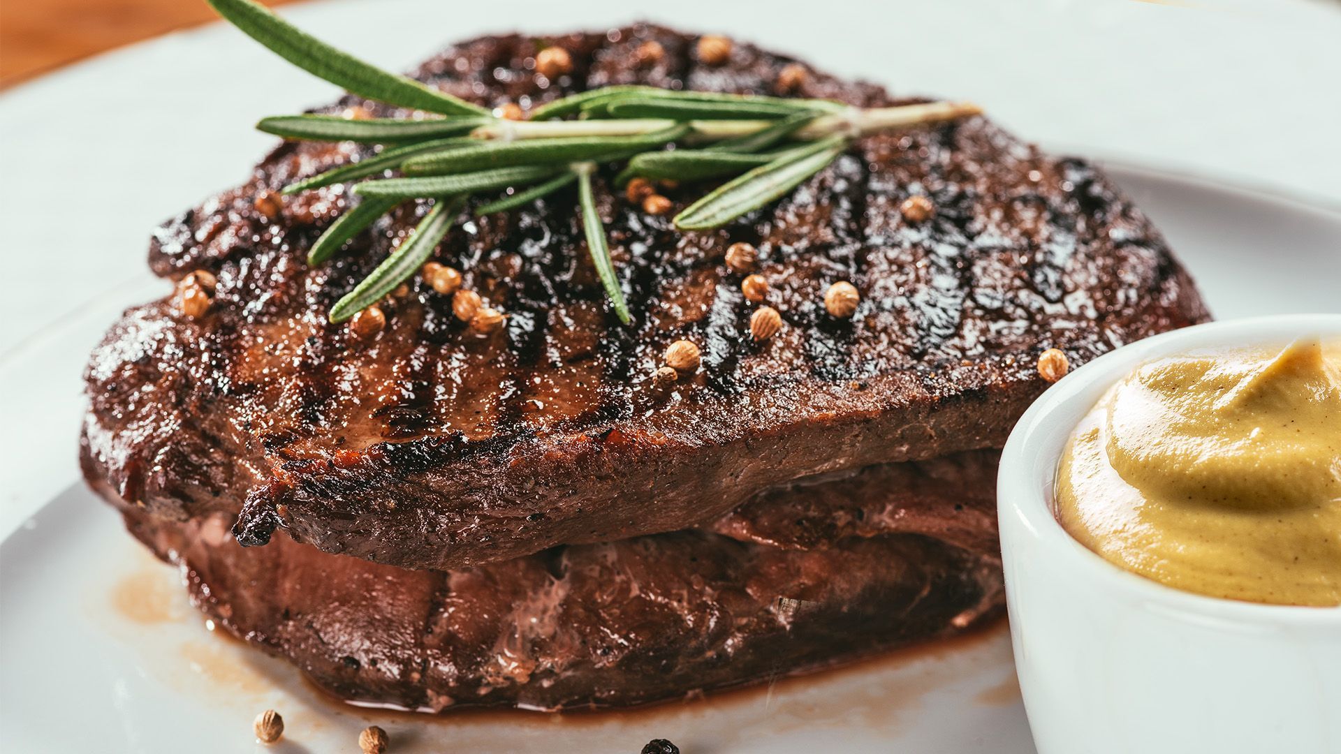 Peppered steak with mustard cream Recipe | Beef + Lamb New Zealand