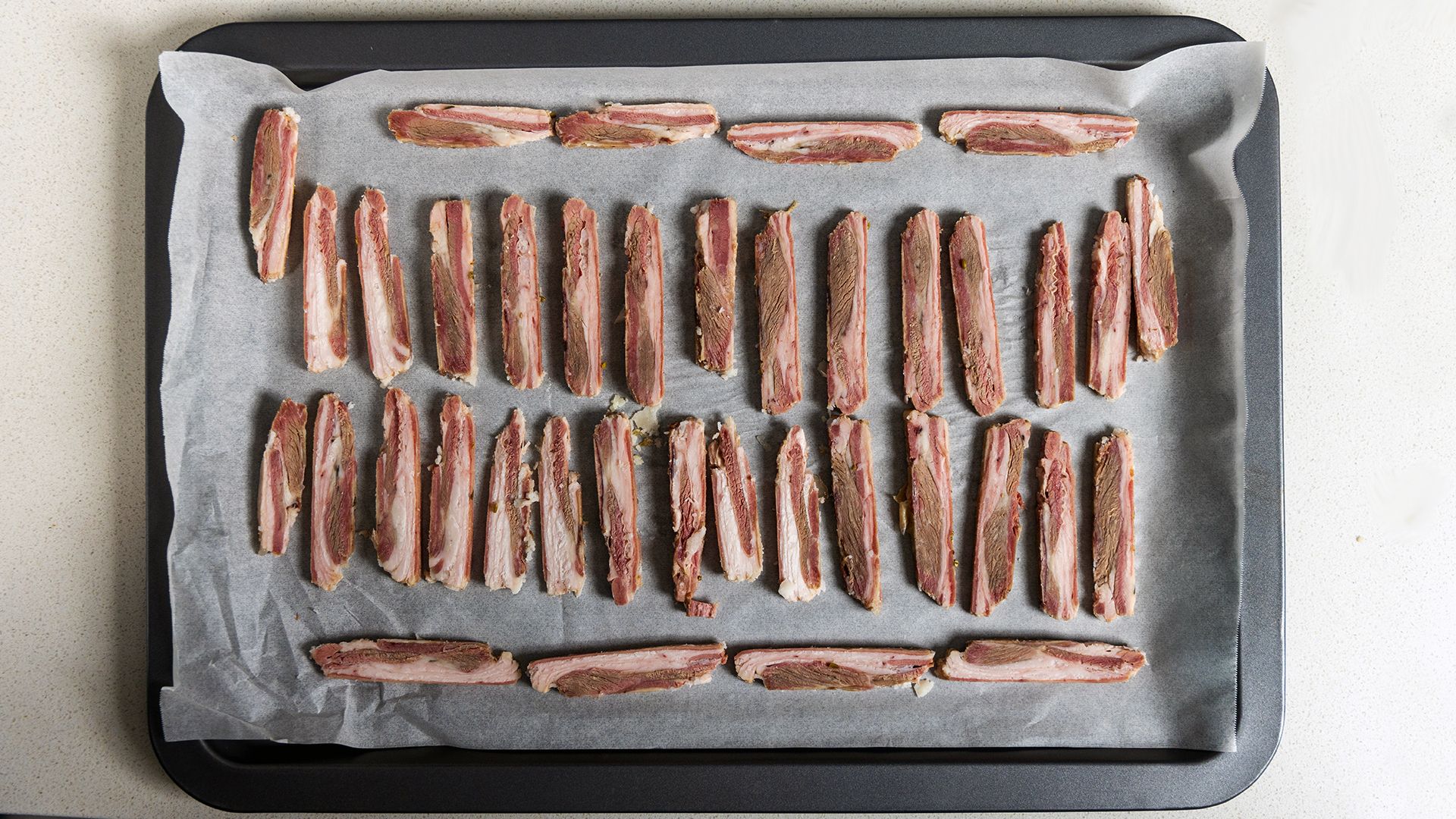 Homemade Lamb Bacon