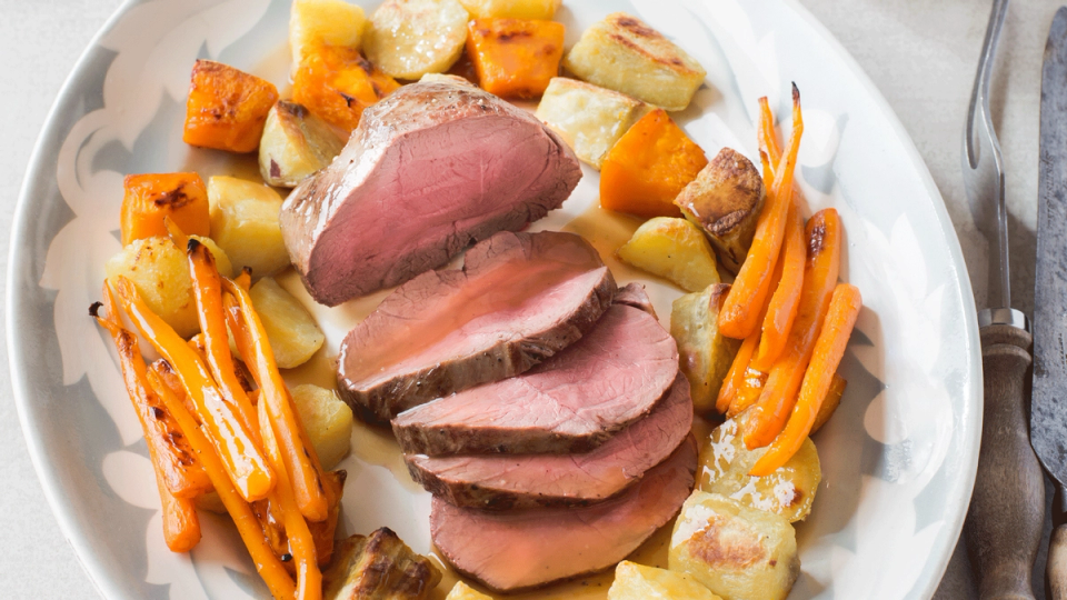 Mini Lamb Roast with Roasted Vegetables Recipe Beef + Lamb New Zealand