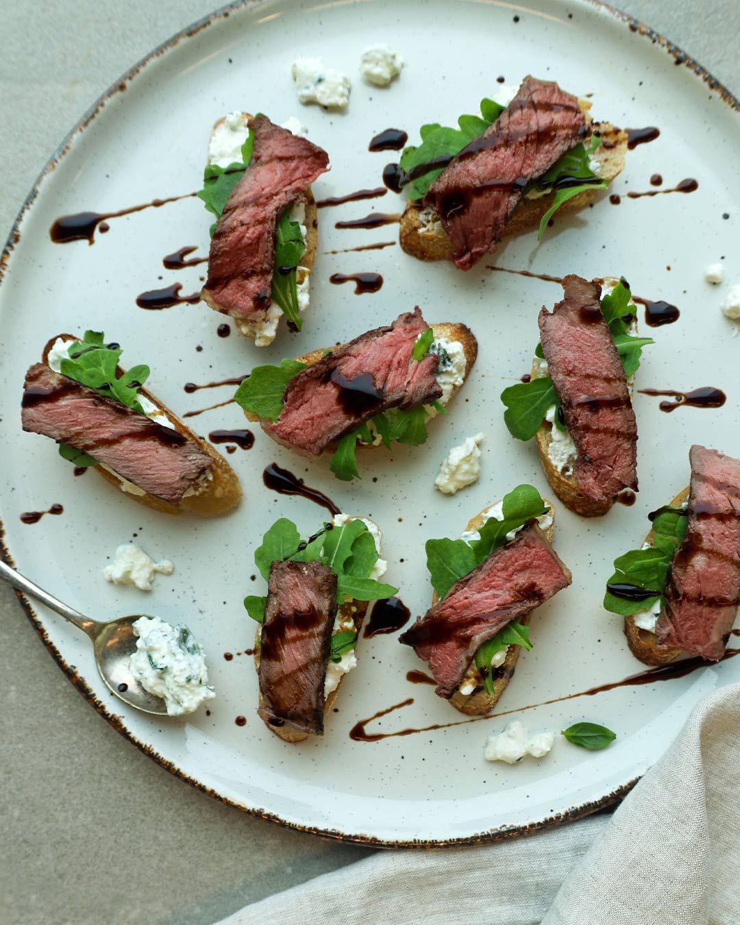 Whipped cottage cheese bruschetta Recipe | Beef + Lamb New Zealand