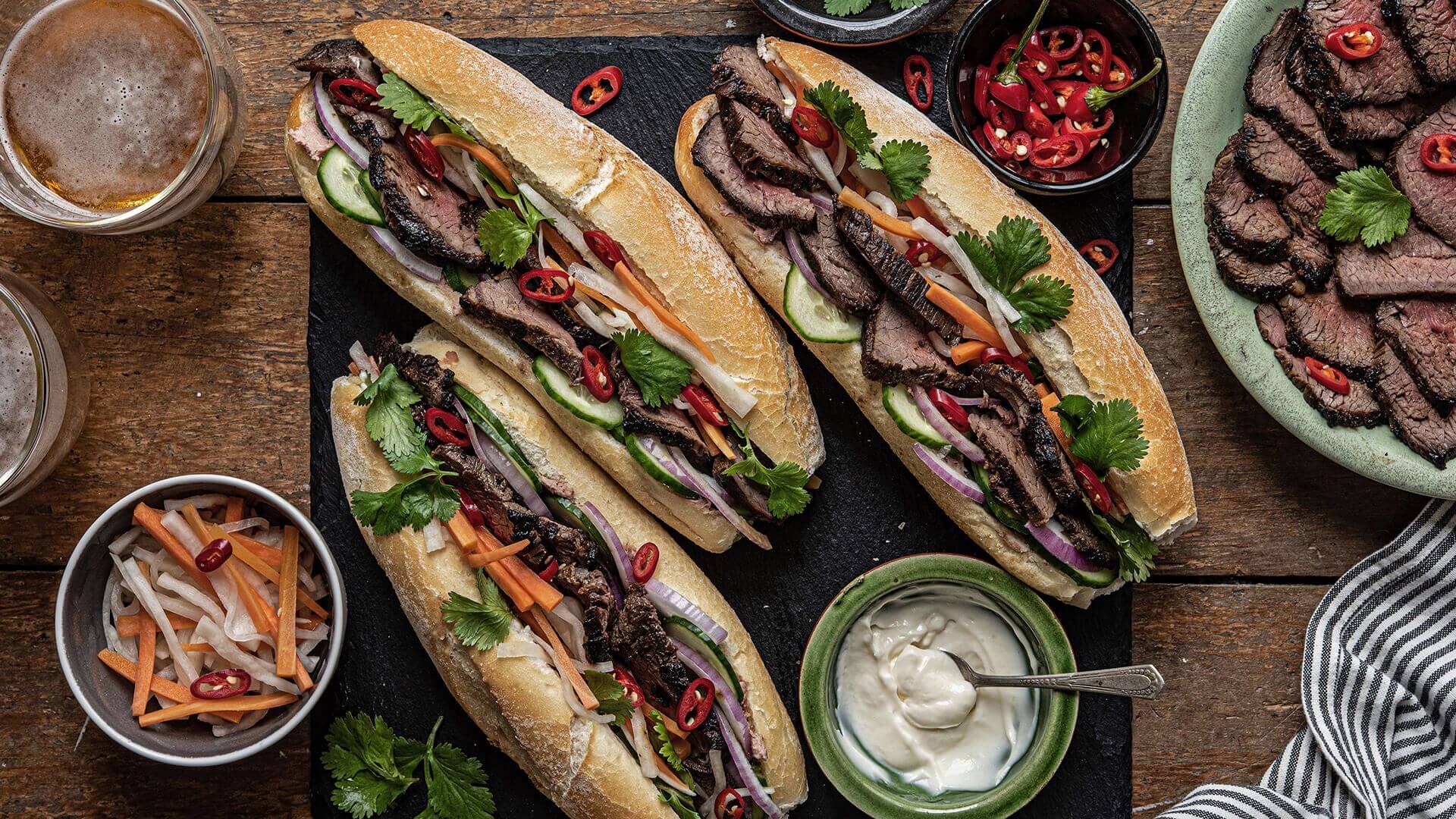 Steak banh mi Recipe | Beef + Lamb New Zealand