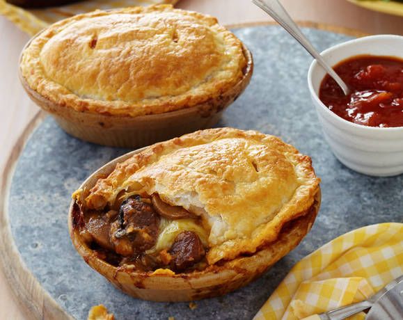 Steak, Cheese & Mushroom Pot Pies Recipe | Beef + Lamb New Zealand