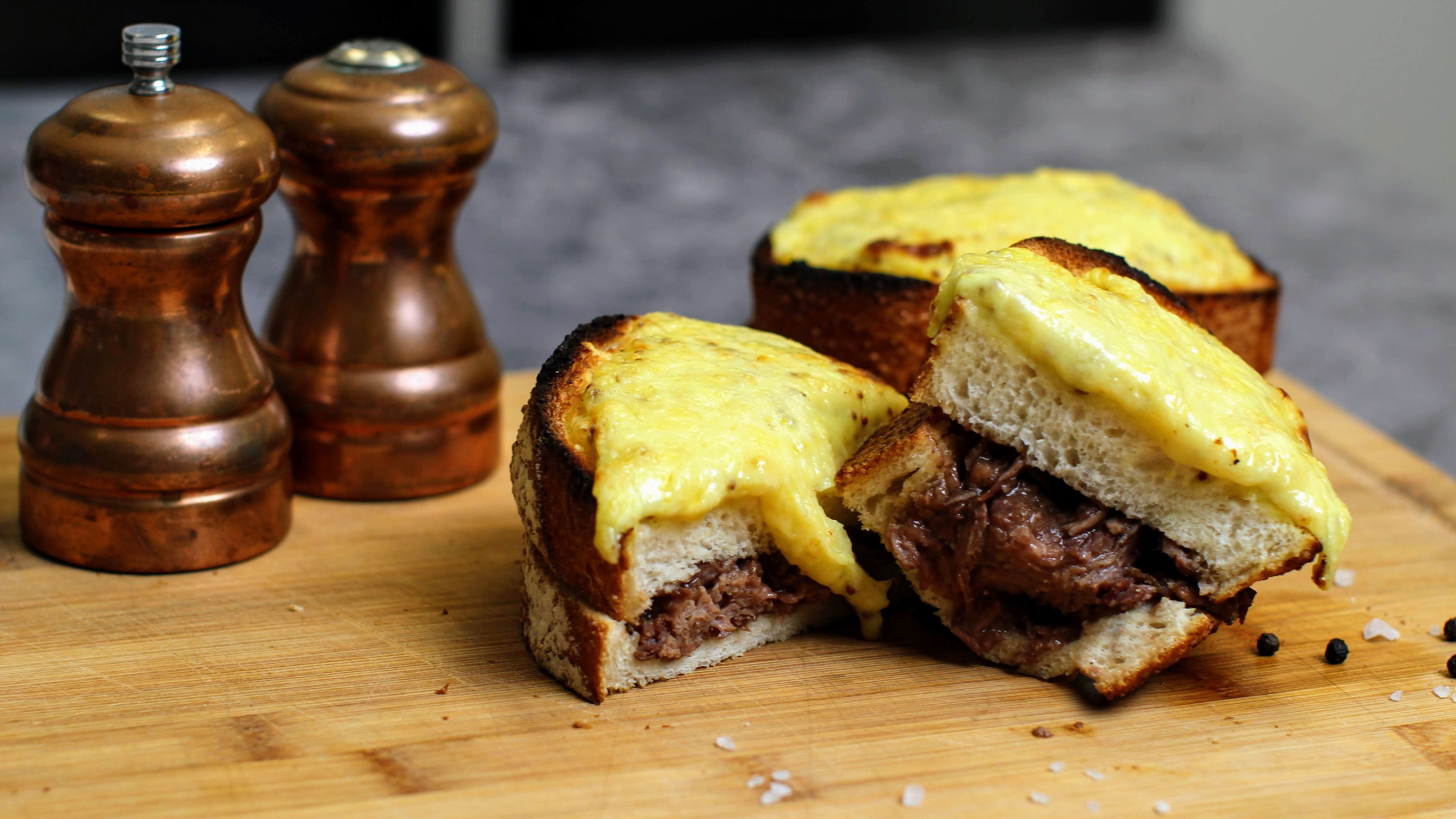 Pulled beef croque monsieur Recipe | Beef + Lamb New Zealand