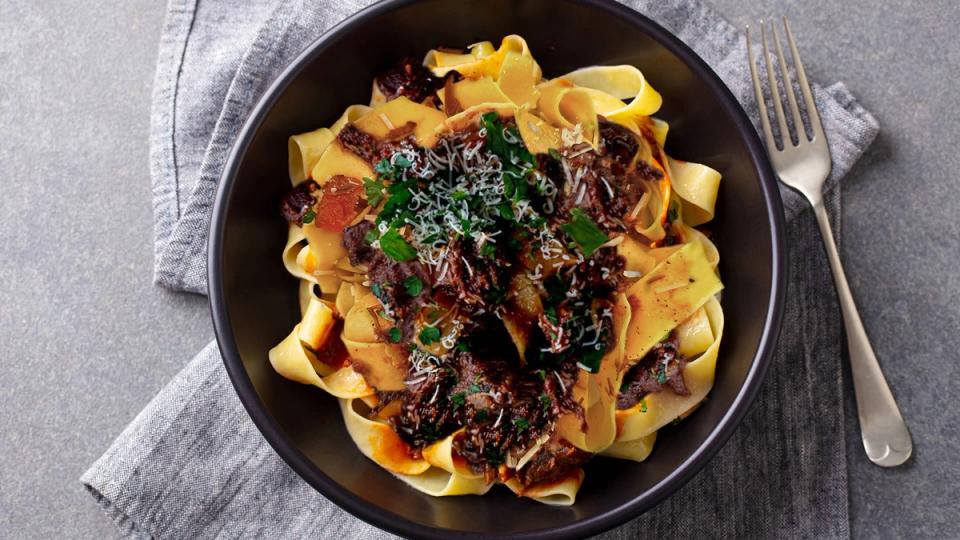 Slow Cooked Beef Cheek Ragu with Pappardelle Recipe Beef + Lamb New Zealand