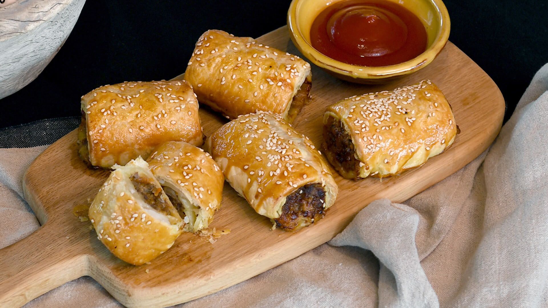 Cheesy Beef Sausage Rolls Recipe Beef Lamb New Zealand