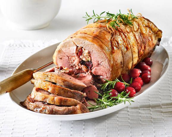 Boneless leg of lamb with rosemary, orange and cranberry stuffing Recipe | Beef + Lamb New Zealand