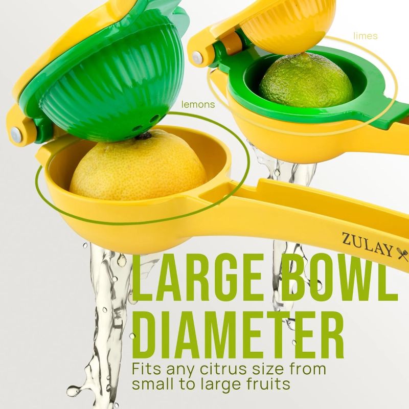 Zulay Metal 2-In-1 Lemon Squeezer Manual