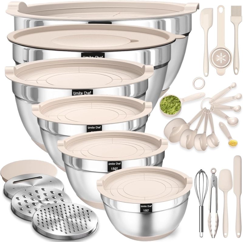 Mixing Bowls with Airtight Lids Set