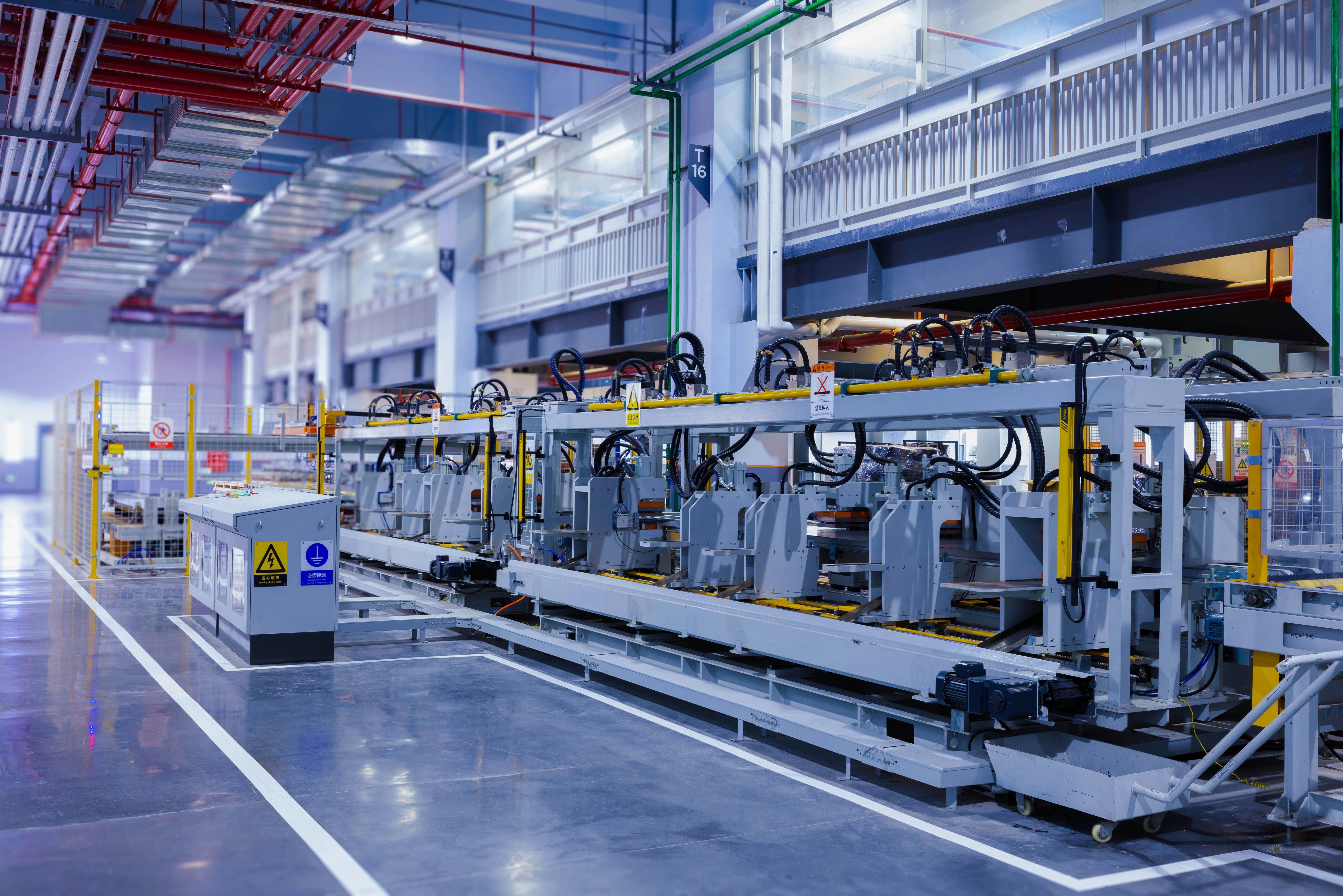 Nice and clean manufacturing facility
