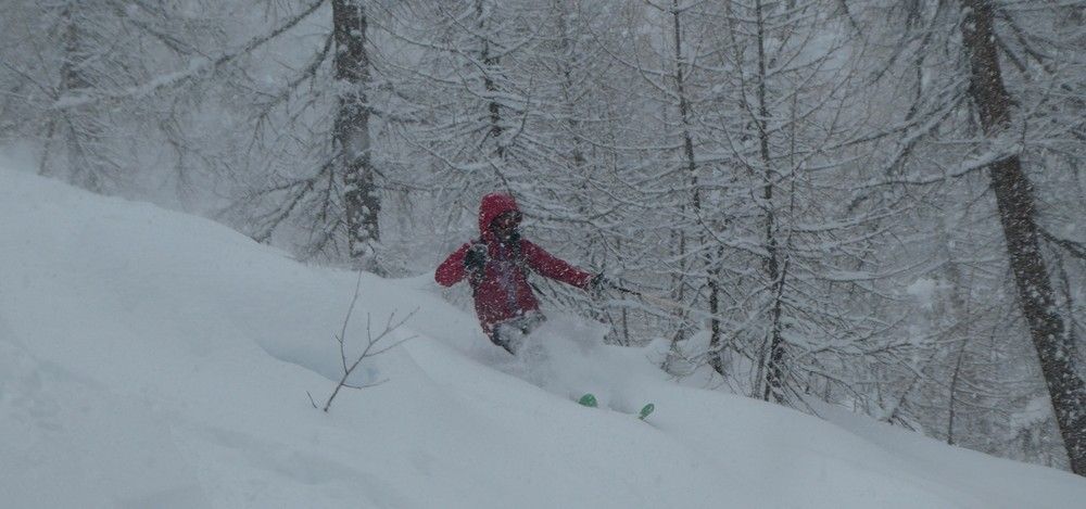 Hors piste à Puy Saint Vincent