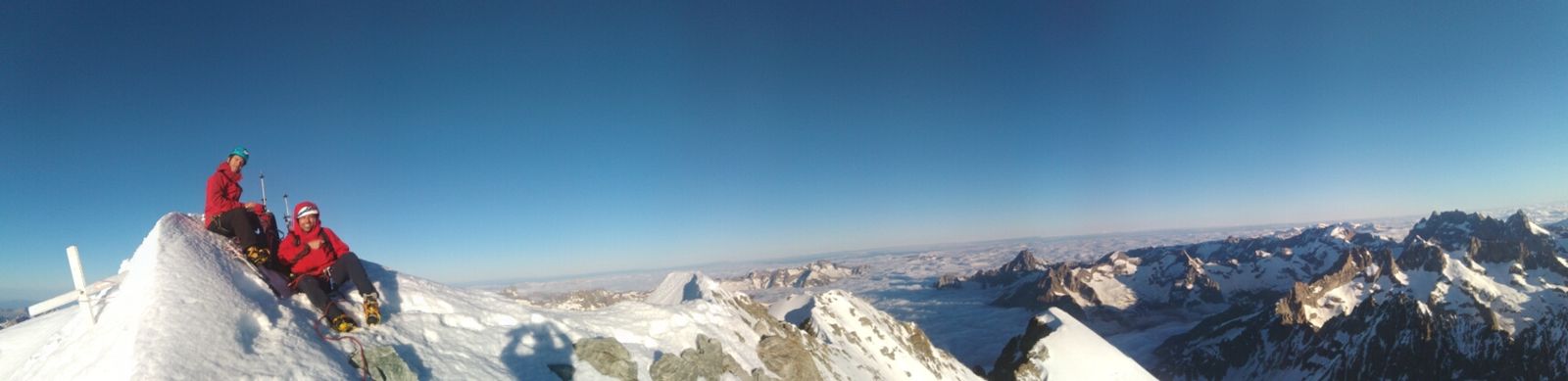 Barre des Ecrins - Panoramique par là