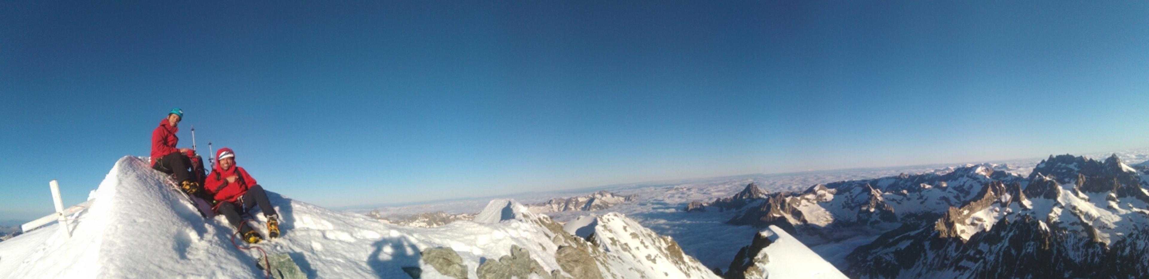 Barre des Ecrins - Panoramique par là