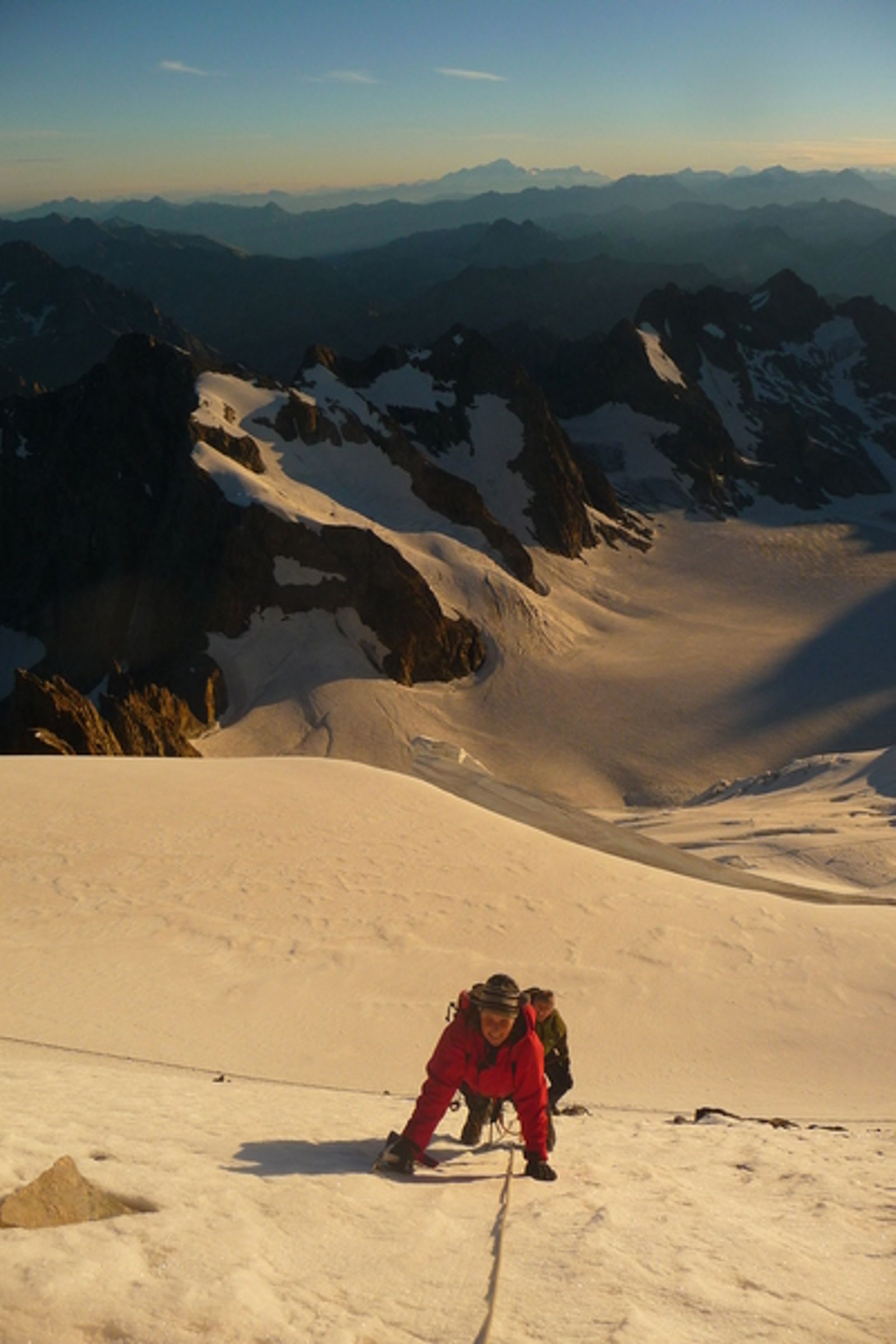 Barre des Ecrins - Sortie sur l'arête