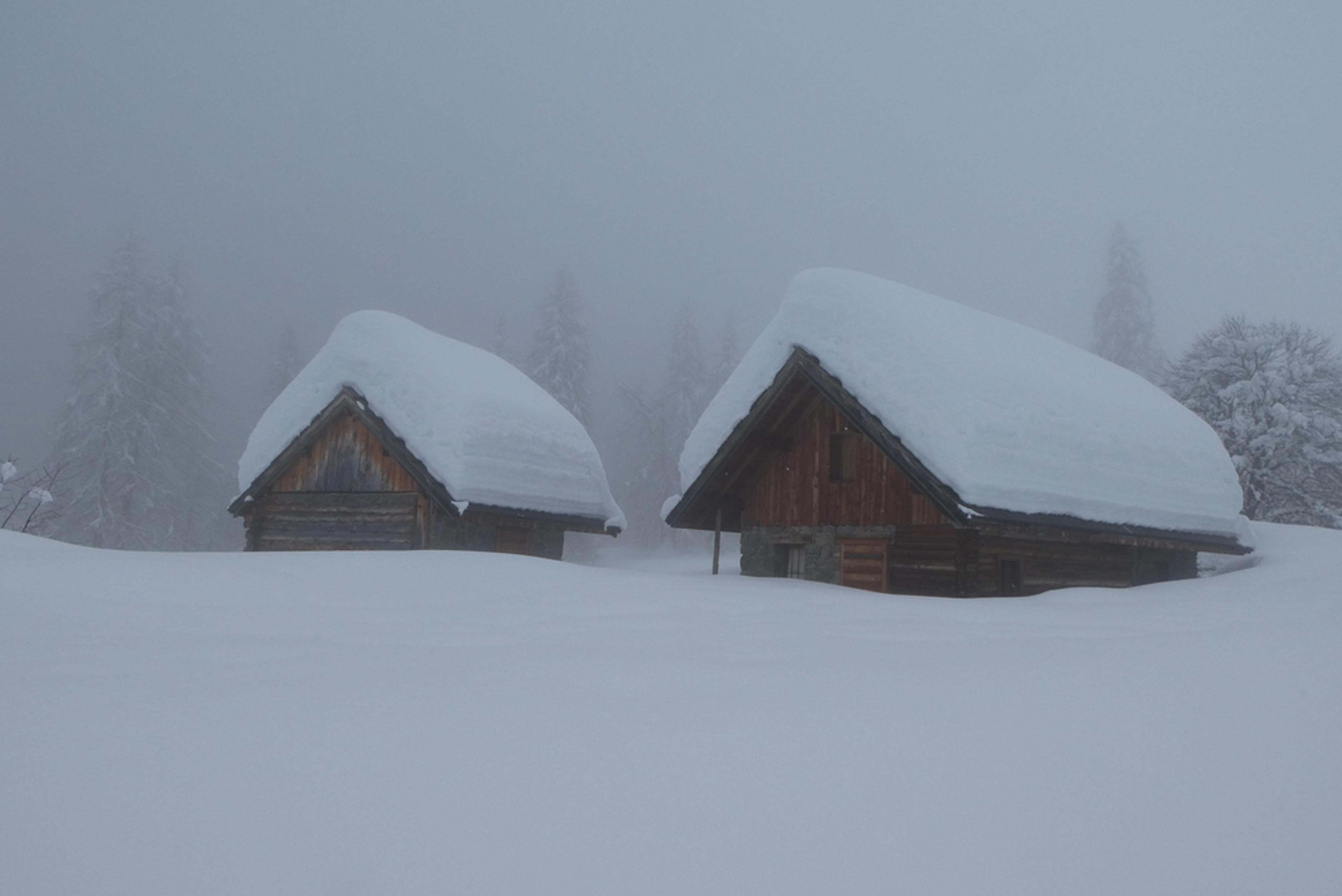 Crête de Reychard - Petite épaisseur de neige là!