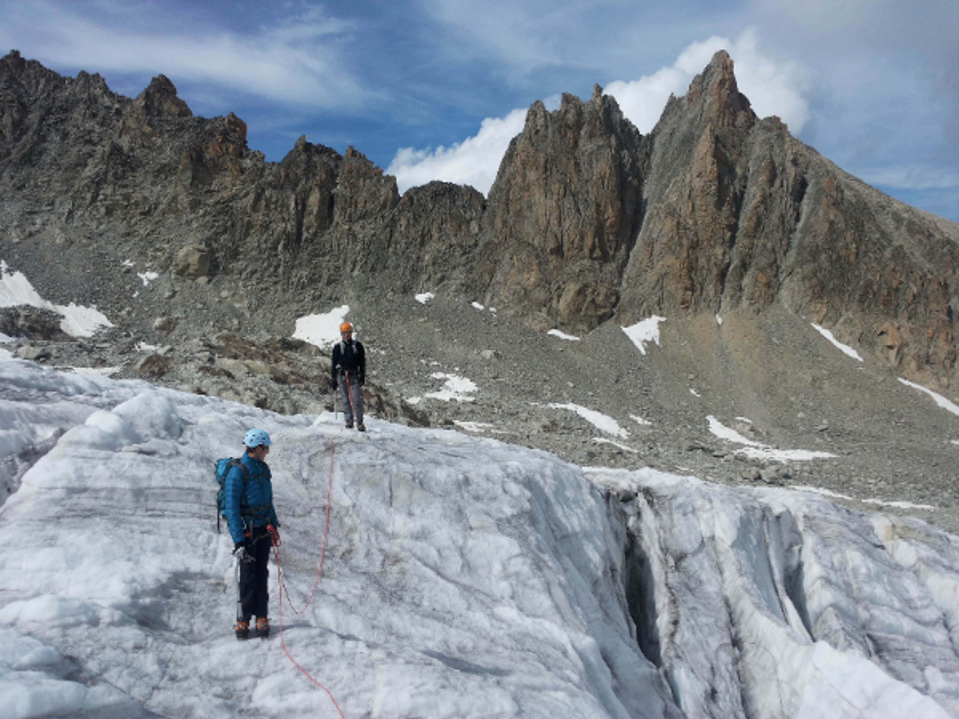 Sur le Glacier d'Orny