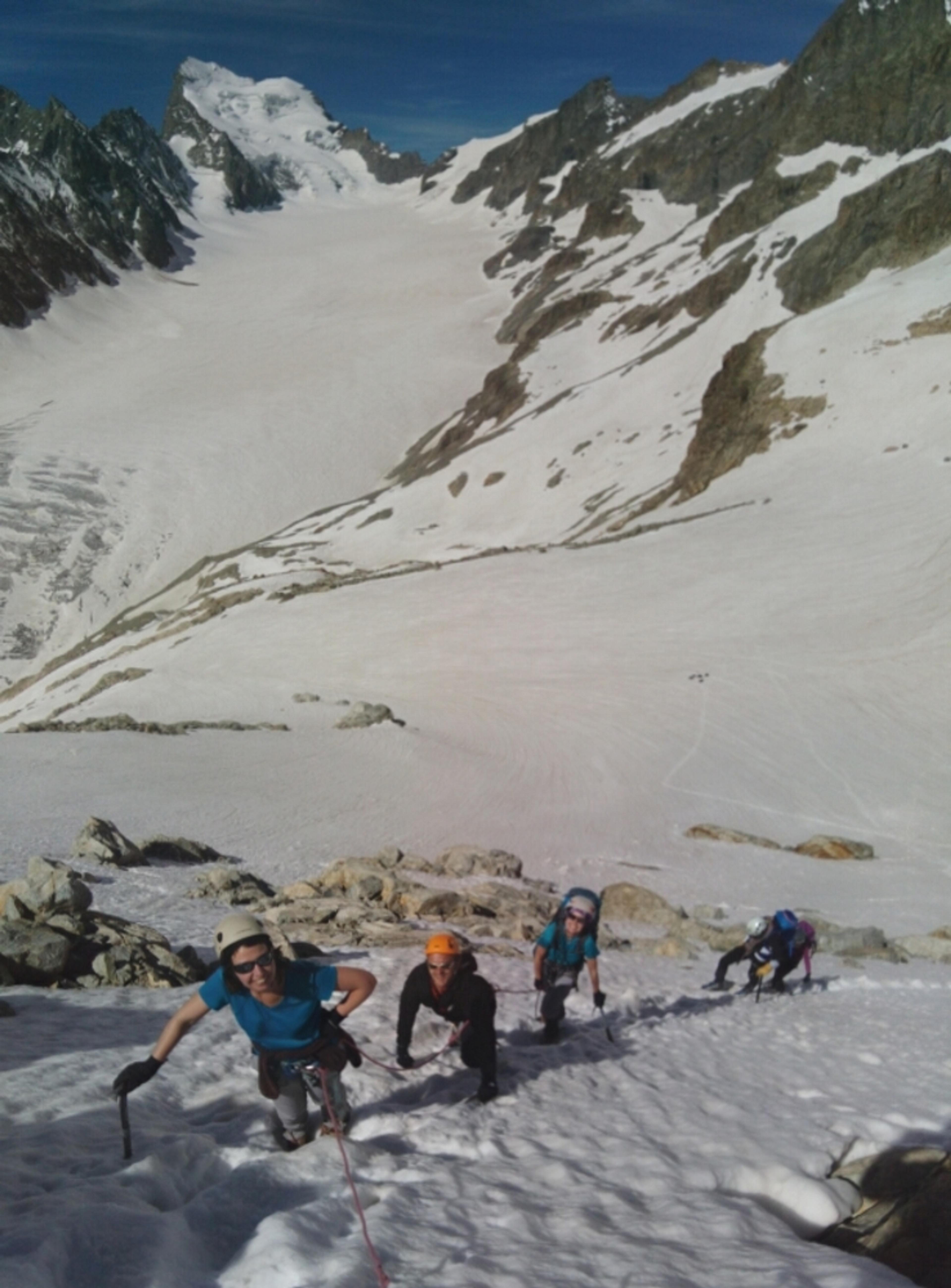 Initiation Alpinisme - Pic d'Arsine, la pente!